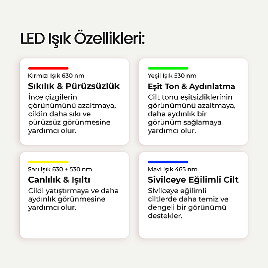 Yovi Tech LED Yüz Maskesi - 5
